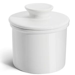 Sweese Porcelain Butter Crock - white